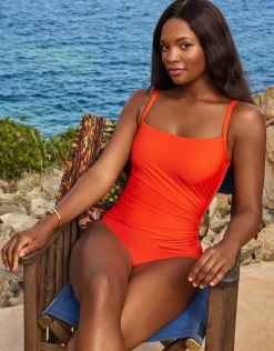 Rock Solid Starr Swimsuit - Arancio