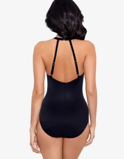 Rock Solid Wrapsody Swimsuit - Black