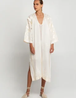 Roots Kimono - Natural and Champagne