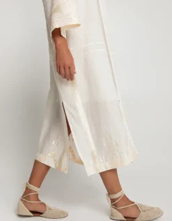 Roots Kimono - Natural and Champagne