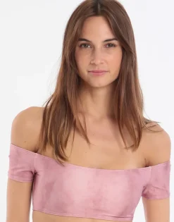 Salar Shoulder Top - Light Pink