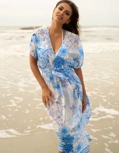 Salerno Midi Dress - Blue