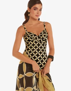 Samoa Underwired Crossover Swimsuit