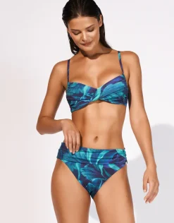 Sanctuary Banded Bikini Pant - Lagoon
