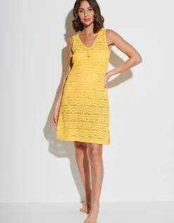 Saona Leila Beach Dress - Yellow