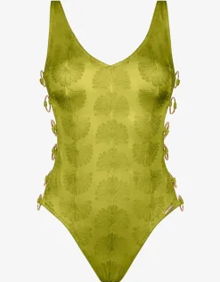 Satin Craft Swimsuit - Shimmering Oasis