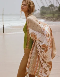 Satin Craft Swimsuit - Shimmering Oasis