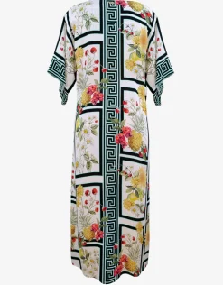 Scenery Maxi Kaftan - Monochrome Garden