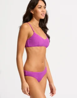 Sea Dive Bralette Bikini Top - Violet