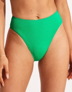 Sea Dive High Rise Bikini Pant - Jade