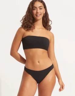 Sea Dive Hipster Bikini Pant - Black