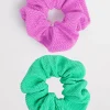 Sea Dive Scrunchy 2 Pack - Jade and Violet