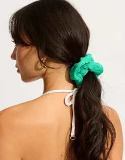 Sea Dive Scrunchy 2 Pack - Jade and Violet