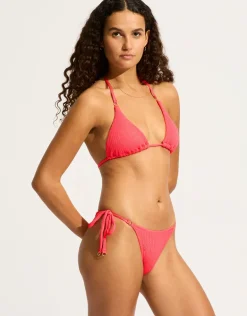 Sea Dive Slide Tri Bikini Top - Snapdragon