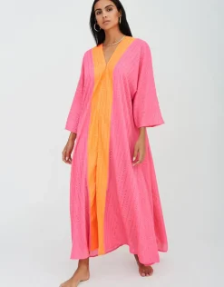 Sequin Kimono - Hot Pink