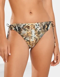 Serpent Loop Side Bikini Pant - Python