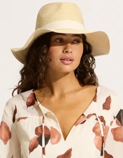Shady Lady Collapsible Fedora - Natural