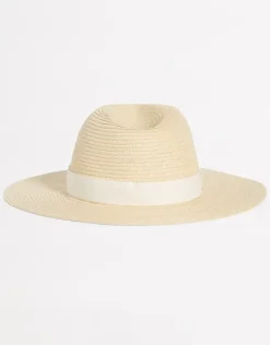 Shady Lady Collapsible Fedora - Natural