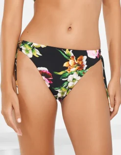 Siciliana Bikini Pant - Black-Brights