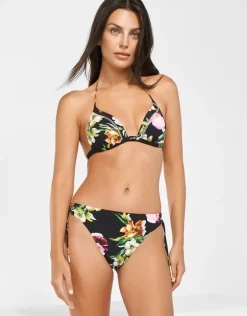 Siciliana Bikini Pant - Black-Brights