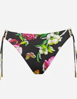 Siciliana Bikini Pant - Black-Brights