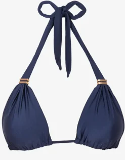 Signature Bia Tube Bikini Top - Navy