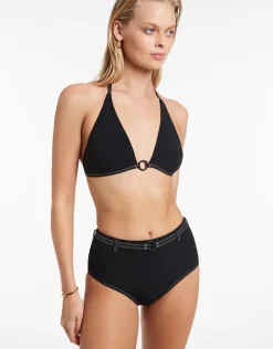 Signature Halter Bikini Top - Black