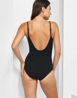 Silence Underwired Swimsuit - Black and White