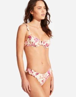 Silk Road High Cut Rio Bikini Pant - Pink