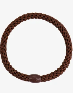 Slim Hair Tie - Mid Brown