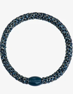 Slim Hair Tie - Navy Glitter