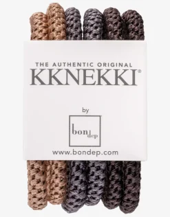 Slim Hair Tie Bundle - Mid Browns