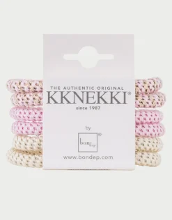 Slim Hair Tie Bundle - Pale Pastel Pinks