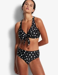Soft Spot F Cup Bikini Top - Black