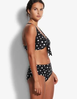 Soft Spot F Cup Bikini Top - Black