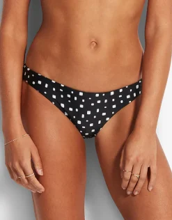 Soft Spot Reversible Hipster Bikini Pant- Black