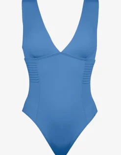 Softline V Neck Swimsuit - Air