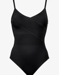 Softline Wrap Swimsuit - Black