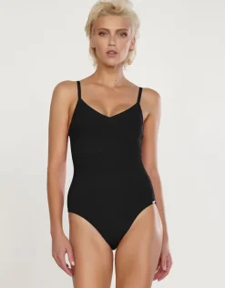 Softline Wrap Swimsuit - Black