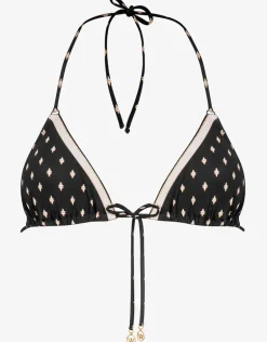 Soul Spots Triangle Bikini Top - Black
