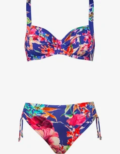 Spring Invite Underwired Bikini Set - Lilac Flowers