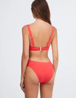Stella Bikini Pant - Coral