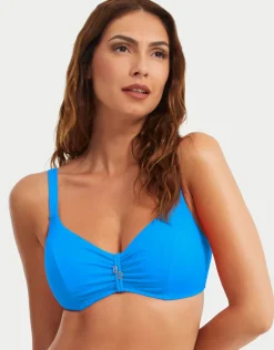 Stella Underwired Bikini Top - Blue