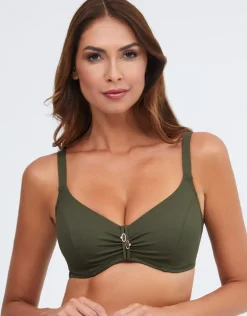 Stella Underwired Bikini Top - Khaki