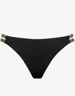Stratum Double Strap Bikini Pant - Black Sand