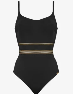 Stratum Underwired Swimsuit - Black Sand