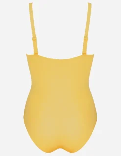 Summer Dive Underwired V Neck Swimsuit - Sun