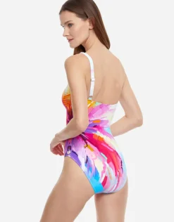 Summer in Capri One Shoulder Swimsuit