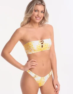 Sunflower High Cut Bikini Bottom - Buttercup