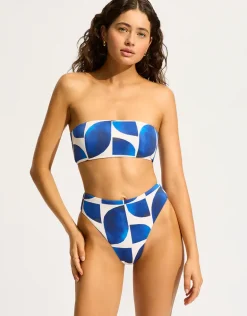 Sunray High Rise Bikini Pant - Ultramarine